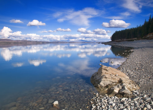 Lake Pukaki in New Zealand