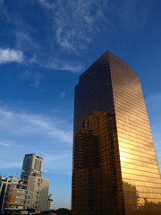 Fototapeta na wymiar The gold building