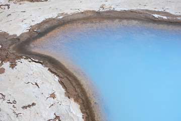 Sulpher Pool - Geyser area in Iceland