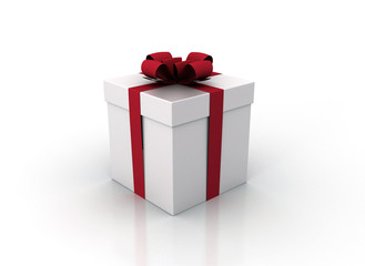 White gift box