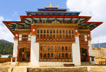 Sombrang Kloster in Ura, Bhutan