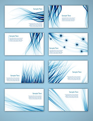 collection of elegant business card designs