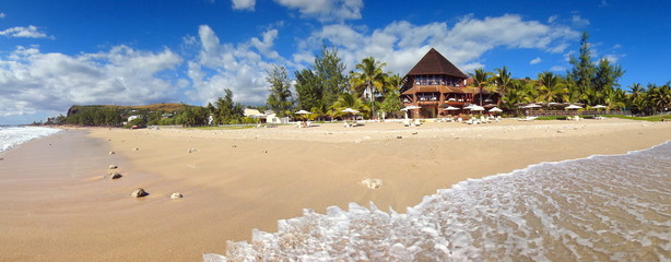 Plage de La Réunion, Panoramique 180°