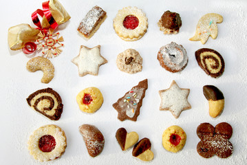 Plätzchensortiment - Assortes Cookies