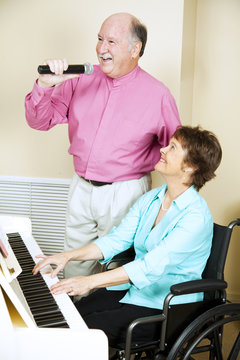 Singing Couple - Disabled
