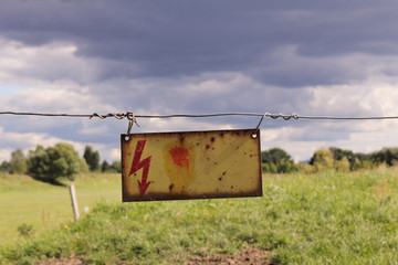 Warnschild