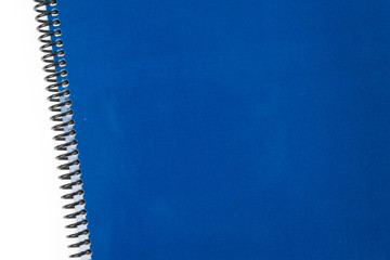 Blue school textbook