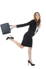 Fototapeta premium young business woman