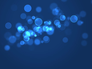 Blue Winter Defocused Lights (Bokeh)