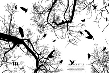 tree and bird