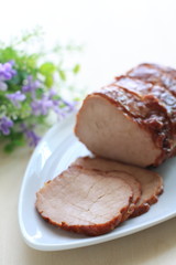 Fototapeta na wymiar Chinese roasted Pork