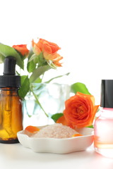 aroma oil and massage salt for spa image