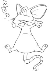 Maus, Ratte, schlafen, Schlaf, träumen, Traum