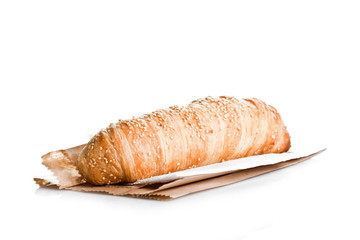 Pastry isolated on white background