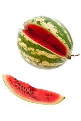 Fototapeta na wymiar Slice of watermelon