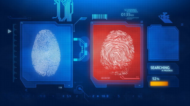 Fingerprint screen scan concept