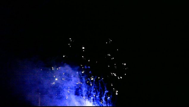 Feuerwerk am Himmel