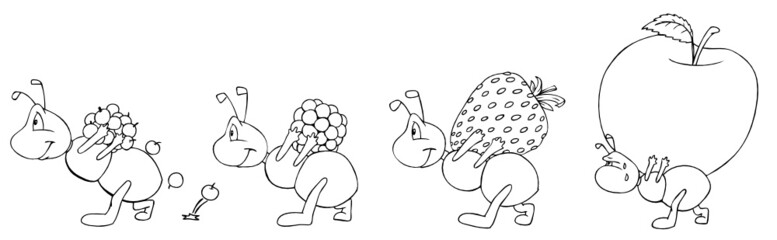 Ameisen, Ameise, Fleiß, fleißig, kräftig, Kraft