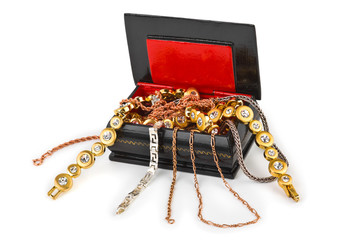Box with jewelry