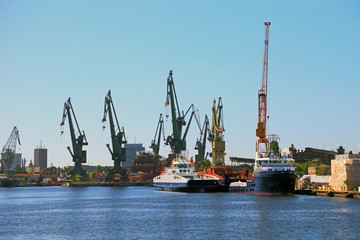 Fototapeta premium Shipyard