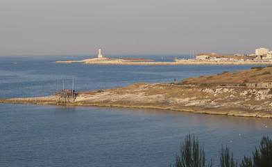 Sunset near Vieste, San Lorenzo bay, Italy