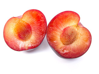 red plums