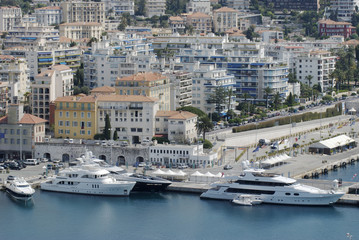 Harbour at Nice. Cote d'Azur. France