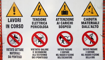 comunicazioni di avviso e divieto