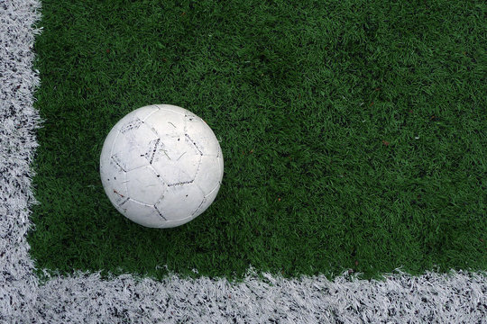 soccer ball on a soccer field, sport photo