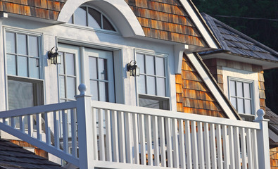 Balcony in the early morning light