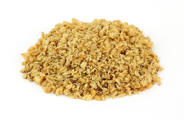 Organic hemp and flax seed granola cereal