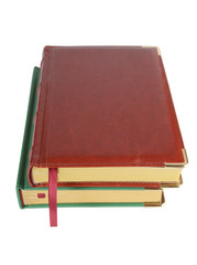 Expensive two leather notebooks