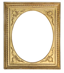 Gold wooden frame