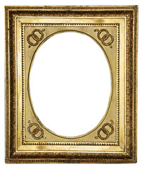 Gold wooden frame