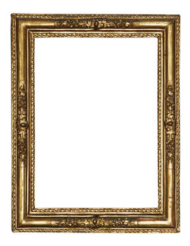Gold wooden frame