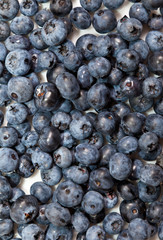 Composition of ripe black and red raspberries, strawberries and