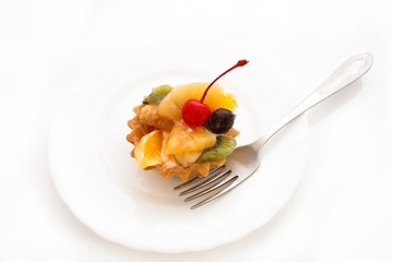 Cake on plate