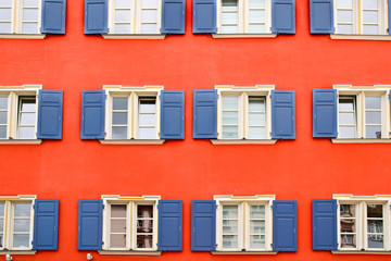 Colored windows pattern in Germany