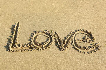 love on sand
