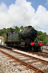 Fototapeta na wymiar Devon Steam Train