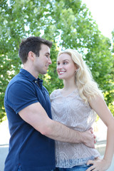 Naklejka premium Boyfriend and Girlfriend