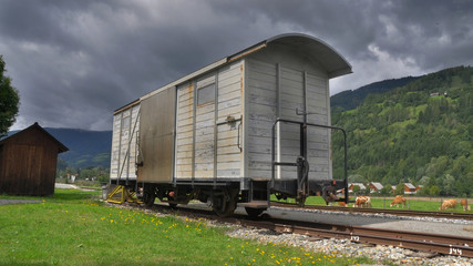 Fototapeta na wymiar Eisenbahnwagon HDR