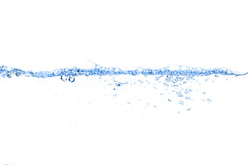 Water splash on white