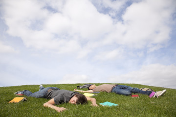 Exhausted with to much study