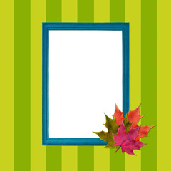 Autumnal vintage frame