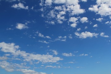Obraz premium blue sky clouds background cloudscape summer