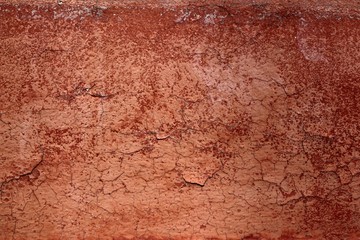 grunge red brown aged crackle wall texture
