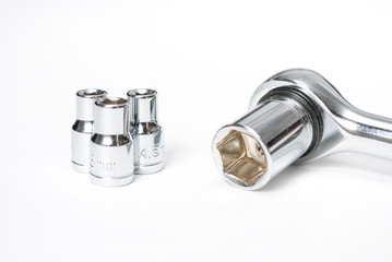 Socket Wrench and Sockets
