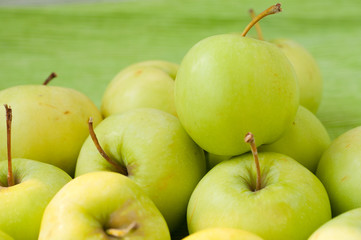 .Green apples