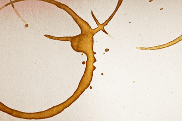 Coffee stain